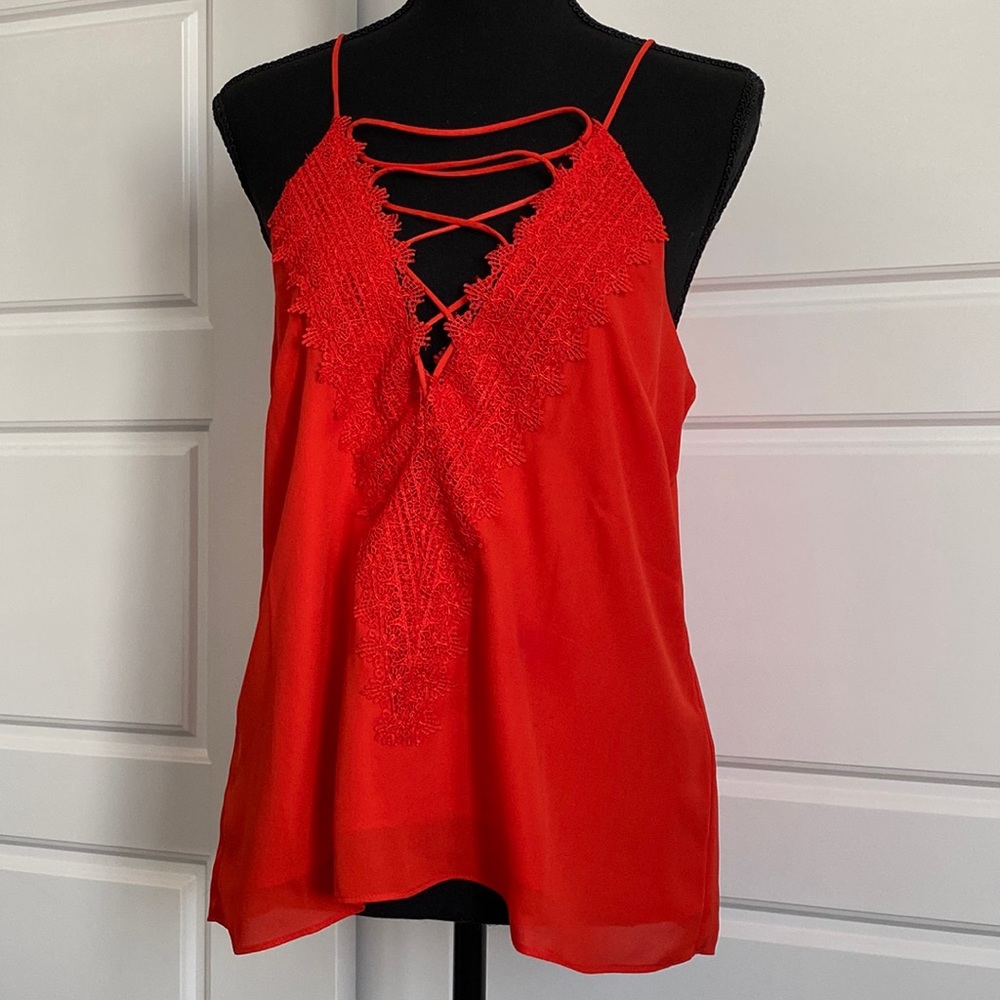 NWOT - Sexy Red Spaghetti Strap Tank ❤️❤️